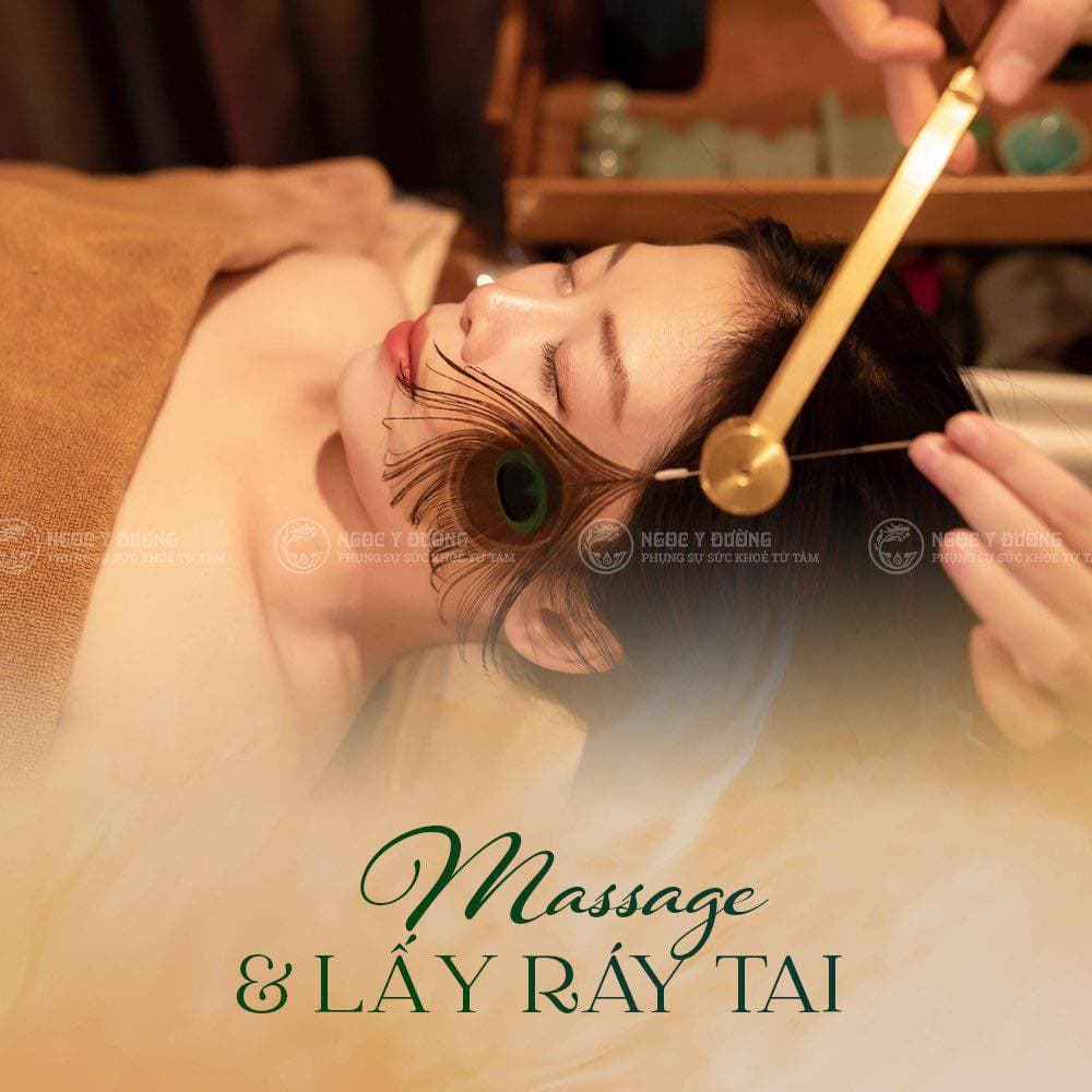 Liệu pháp thư giãn vùng tai, massage tai lấy ráy tai Trung Hoa
