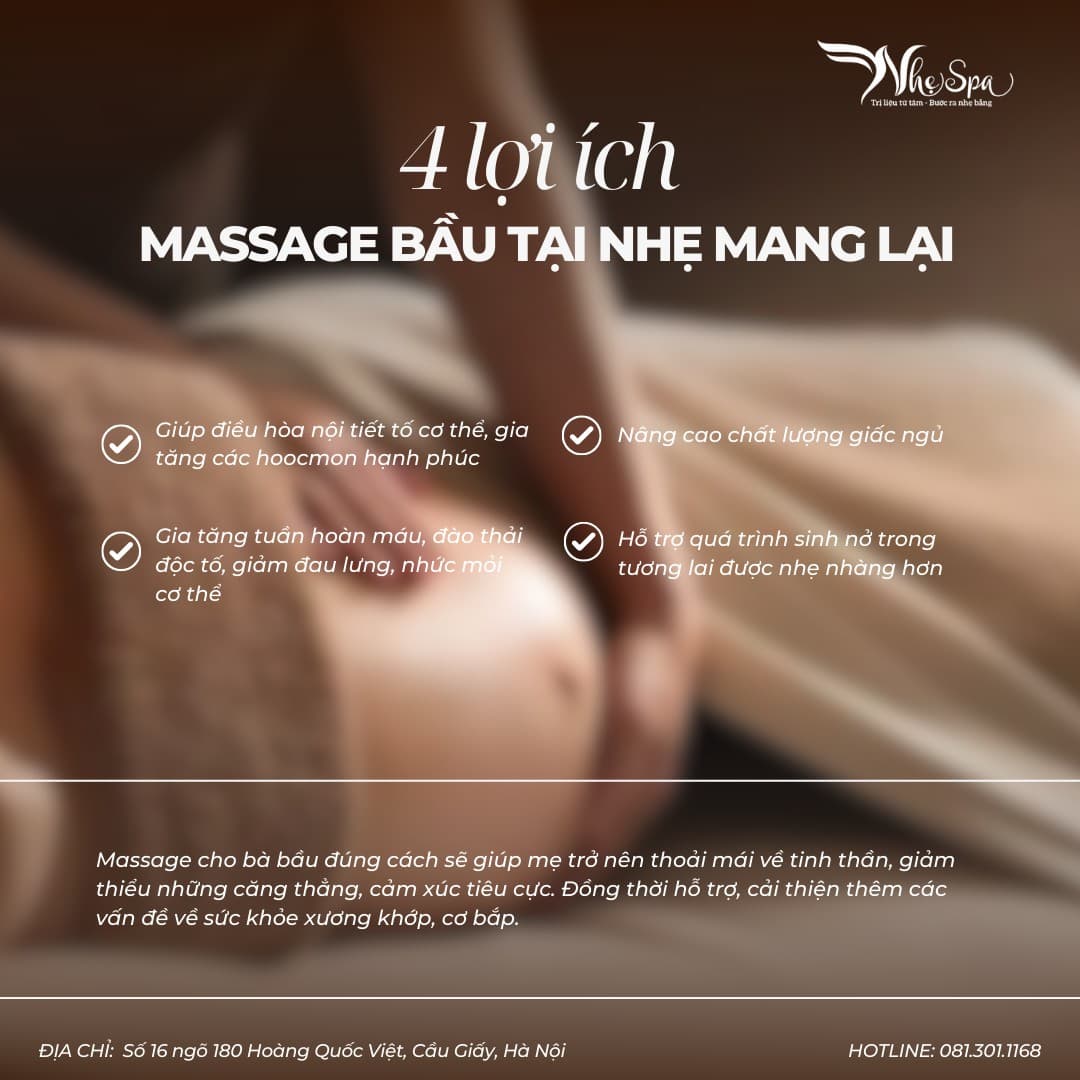 Chăm sóc mẹ bầu nhẹ nhàng